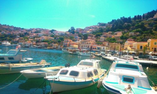 Zdjcie GRECJA / Rodos / Symi / Na wyspie
