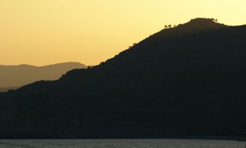 Zdjęcie GRECJA / brak / Roodos / krajobraz wieczorową porą..