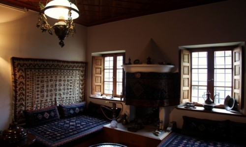 Zdjcie GRECJA / Epir / Metsovo  / Muzeum, wntrze domu zamonej rodziny