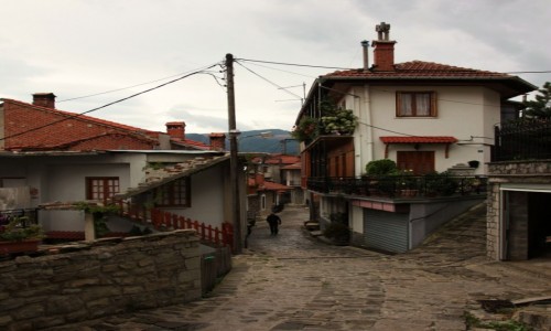 Zdjecie GRECJA / Epir / Metsovo  / Uliczka