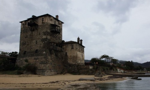 Zdj�cie GRECJA / P�wysep Chalkidiki / Ouranoupolis / Twierdza