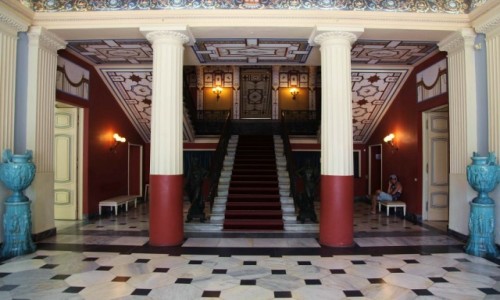 Zdj�cie GRECJA / Korfu / Gastouri / Schody w Achilleion 