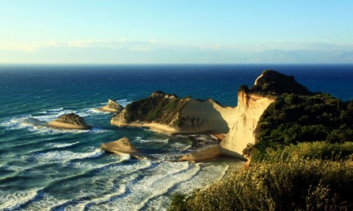 Zdjecie GRECJA / Korfu / Perulades / Cape Drastis