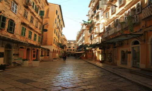 Zdjęcie GRECJA / Korfu / Campiello / Poranny spacer