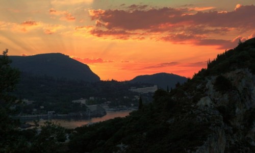 Zdjcie GRECJA / Korfu / Paleokastritsa / O poranku