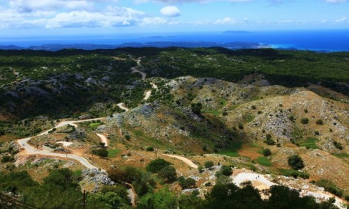 Zdjęcie GRECJA / Korfu / Góra Pantokrator (906 m npm.) / Droga na szczyt