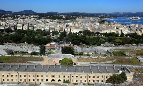 Zdjcie GRECJA / Korfu / Stara Forteca / Panorama miasta