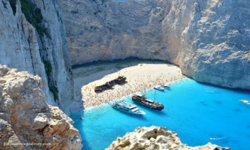Zdjecie GRECJA / - / Zakynthos / Mrweczki i stateczki;)