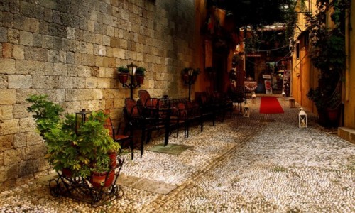 Zdjecie GRECJA / Rodos / Stare Miasto-Rodos / Uliczki Starego miasta