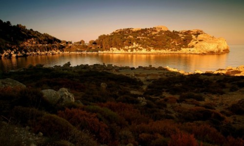 Zdjecie GRECJA / Rodos /  Faliraki / Zatoka Anthony'ego Quinna 