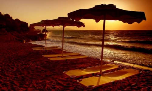 Zdjcie GRECJA / Rodos / Stare Miasto-Rodos / Blaski i cienie zachodzcego soca… 