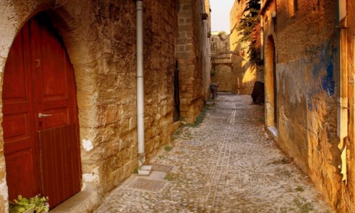 Zdjcie GRECJA / Rodos / Stare Miasto-Rodos / Urocze uliczki Rodos. 