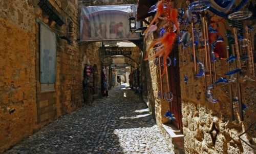 Zdjęcie GRECJA / Rodos / Rodos / zaułki Rodos