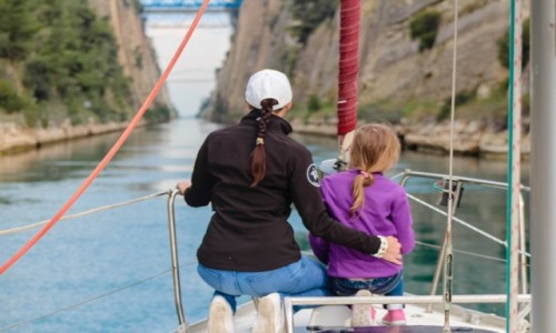 GRECJA / - / Zimowy rejs z Gracji do Chorwacji / Kana Koryncki - Rodzinne ycie na Fali