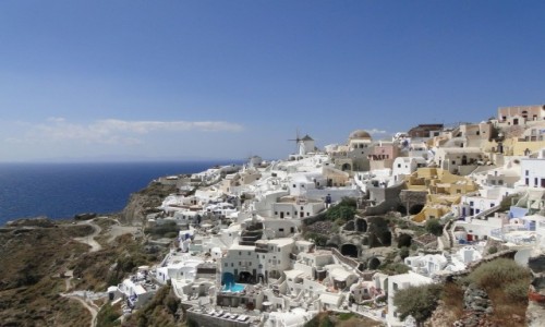 Zdjecie GRECJA / Santorini / Oia / Miejsce jak z bajki.