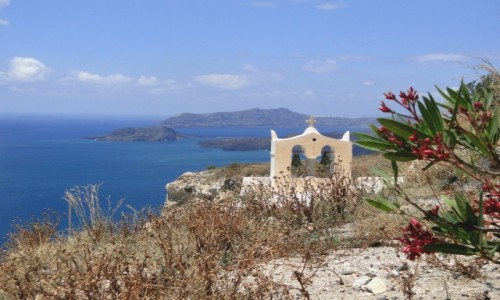 GRECJA / Santorini / okolice Megalohori / Kaliste - najpikniejsza...