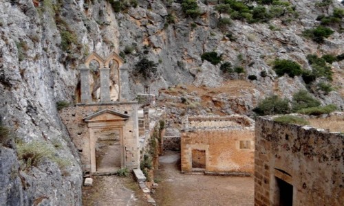 GRECJA / Kreta / Pwysep Akrotiri / Migawki z Krety - klasztor Katholiko