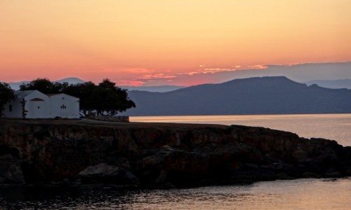 Zdjcie GRECJA / Kreta / Kato Daratso. / Kreteski zmierzch.