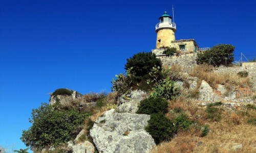 Zdjęcie GRECJA / Korfu / Stara Forteca / Latarnia morska