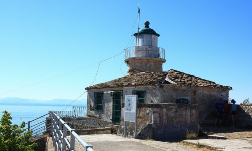 Zdjęcie GRECJA / Korfu / Stara Forteca / Latarenka, czyli latarnia z bliska
