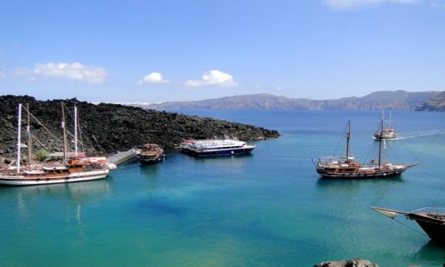 Zdjęcie GRECJA / Santorini / Nea Kameni / Santoryńskie widoki