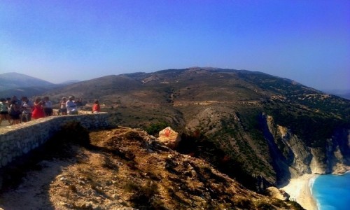 Zdjęcie GRECJA / Kefalonia / Myrtos / Myrtos z góry