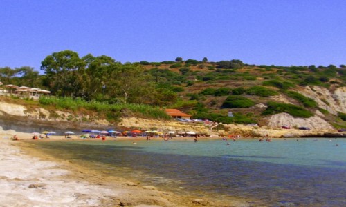Zdjcie GRECJA / Kefalonia / Spartia / Plaa w Spartii
