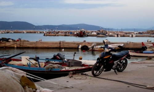 Zdjcie GRECJA / Epir / Preveza / W porcie