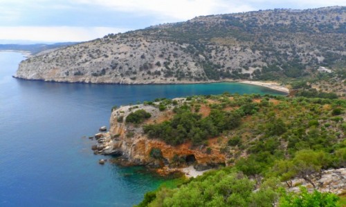 Zdjecie GRECJA / Thassos / okolice Aliki / Szmaragdowe wody Thassos