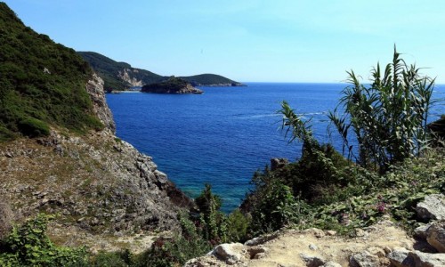 Zdjcie GRECJA / Korfu / Paleokastritsa / Punkt widokowy