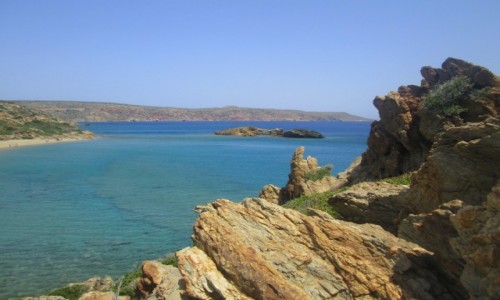 Zdjecie GRECJA / Kreta Wschodnia / Vai / Z gry na bkity