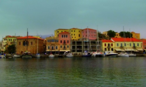 Zdjecie GRECJA / Kreta Zachodnia / Chania / W porcie