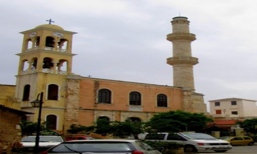 GRECJA / Kreta Zachodnia / Chania / Koci z dzwonnic i minaretem