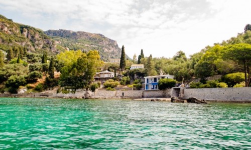 Zdjecie GRECJA / -Korfu / Sidari / Sidar widok z klifu
