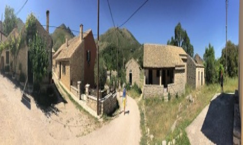 GRECJA / Korfu / Perithia / Old Perithia - panorama