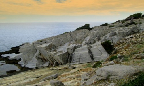 Zdjcie GRECJA / Thassos / okolice Aliki / Marmurowe wybrzee