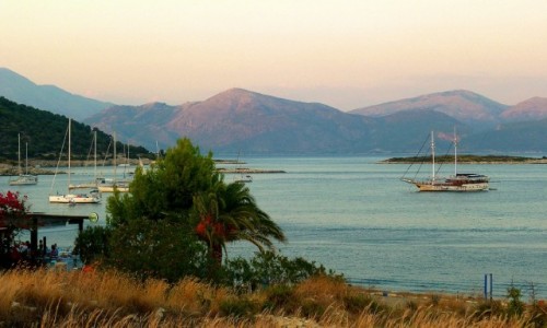 Zdjcie GRECJA / Morze Joskie / Kastos / Na kotwicowisku