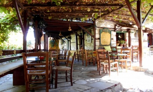 Zdjecie GRECJA / Macedonia / Paleos Pantelejmonas / Grecka tawerna