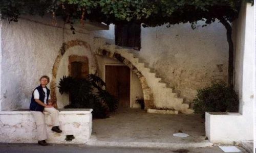 Zdjęcie GRECJA / Kreta / Kato Daratso / podwórko