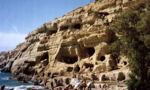 Zdjęcie GRECJA / Kreta / Matala / groty w Matali