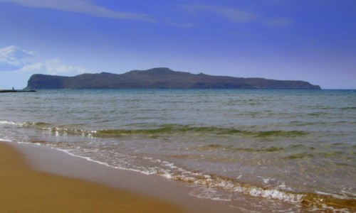 Zdjcie GRECJA / Kreta Zachodnia / Platanias / Widok na wysp w. Teodora