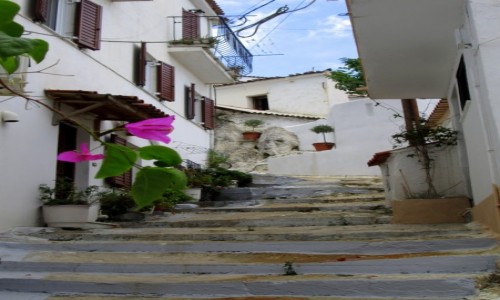 Zdjcie GRECJA / Sporady Pnocne / Skiathos Town / Po schodkach
