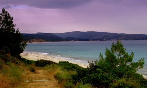 Zdjecie GRECJA / Thassos / okolice Limenarii / Pusta plaa