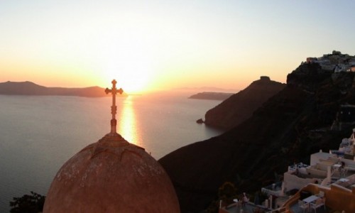 Zdjęcie GRECJA / Cyklady, Santorini / Fira / Santoryńskie wspomnienie.