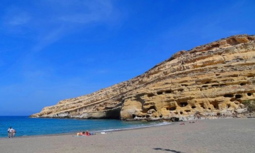 Zdjecie GRECJA / Kreta / Matala / Tu bywali najsynniejsi hippisi wiata