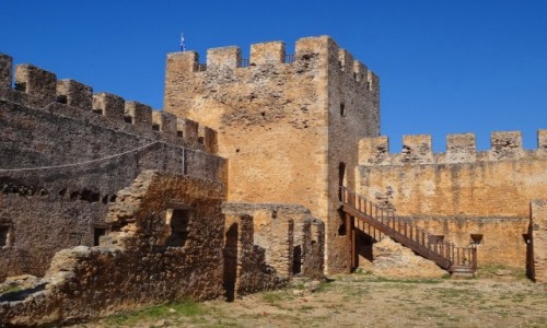 Zdjcie GRECJA / Kreta / Poudniowa cz rodkowej Krety / Ruiny weneckiej twierdzy Frangokastello