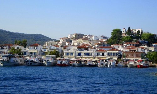 Zdjecie GRECJA / Sporady Pnocne / Skiathos / ~Stary port