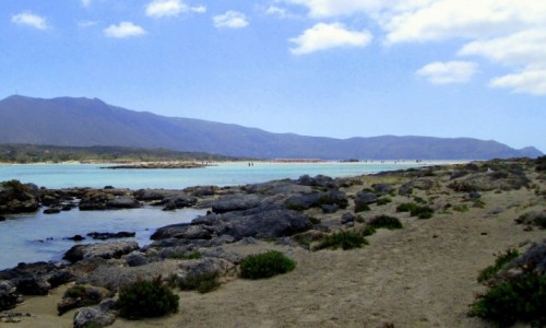 Zdjcie GRECJA / Kreta / Elafonissi / W oddali laguna