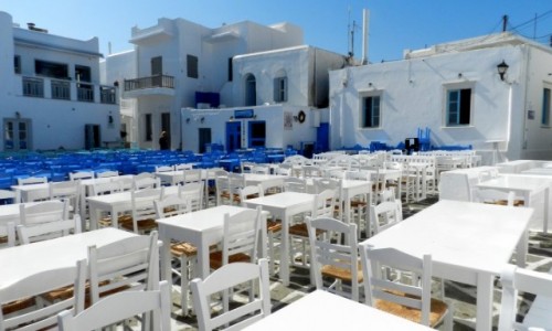 Zdjecie GRECJA / Cyklady / Paros / Miejsca raczej nie zabraknie