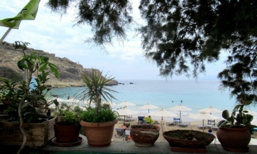 Zdjecie GRECJA / Karpathos / Lefkos / Plaa w Lefkos